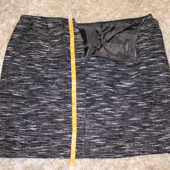 Talbots Black and White Skirt - Sz 18 - Picture 5 of 5